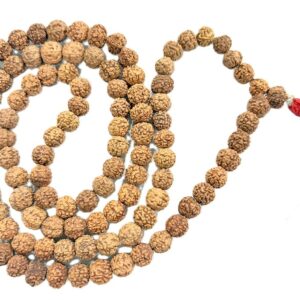 7 Mukhi Rudraksha Mala - 108 Beads - 9 mm