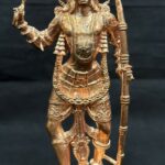 Kirata Shiva in Pure Solid Copper - 6 inches